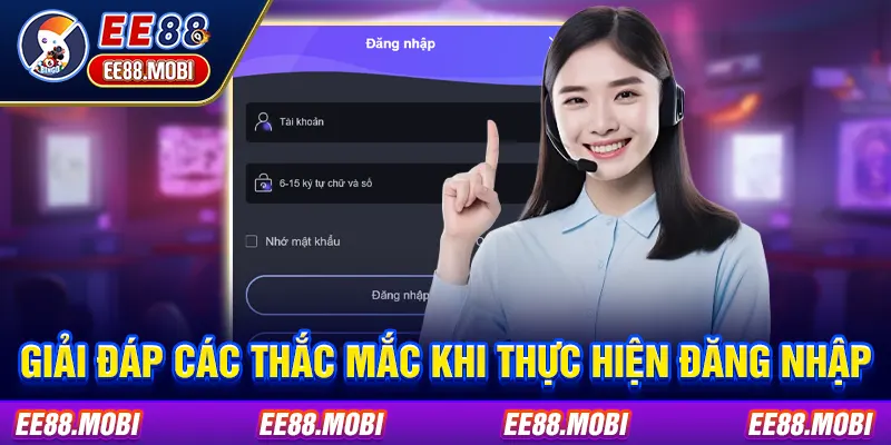 Giải đáp các thắc mắc khi thực hiện đăng nhập