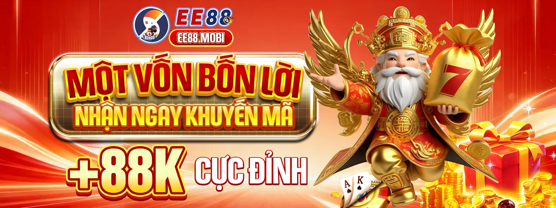 Một vốn bốn lời nhận ngay khuyến mãi 88k cực đỉnh